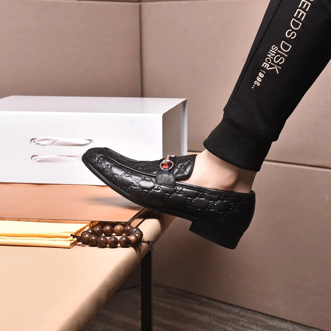 Men's shoes💰540📛📛Original (water-dyed cowhide) Gucci GUCCI official website formal shoes🌀 Italian🇮🇹imported cowhide➕top imported water-dyed cowhide lining💋Finely handmade original bottom, the real thing looks better when photographed in person Standard size 38-44